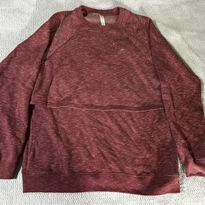 Latched Mama Dusty Rose Fleece Pullover